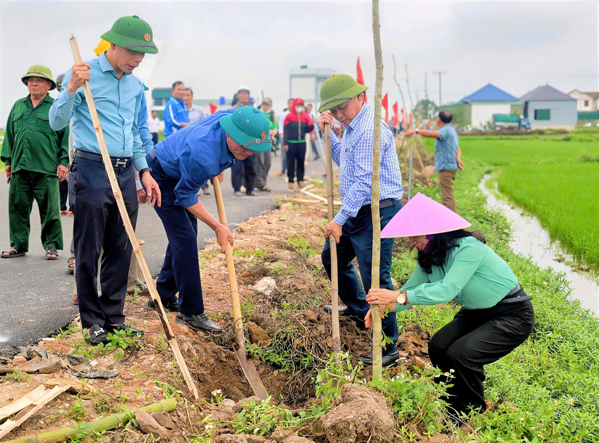 “Trồng cây nào, sống tốt cây đó” - Vì một Đông Kinh giàu đẹp, môi trường sống trong lành 