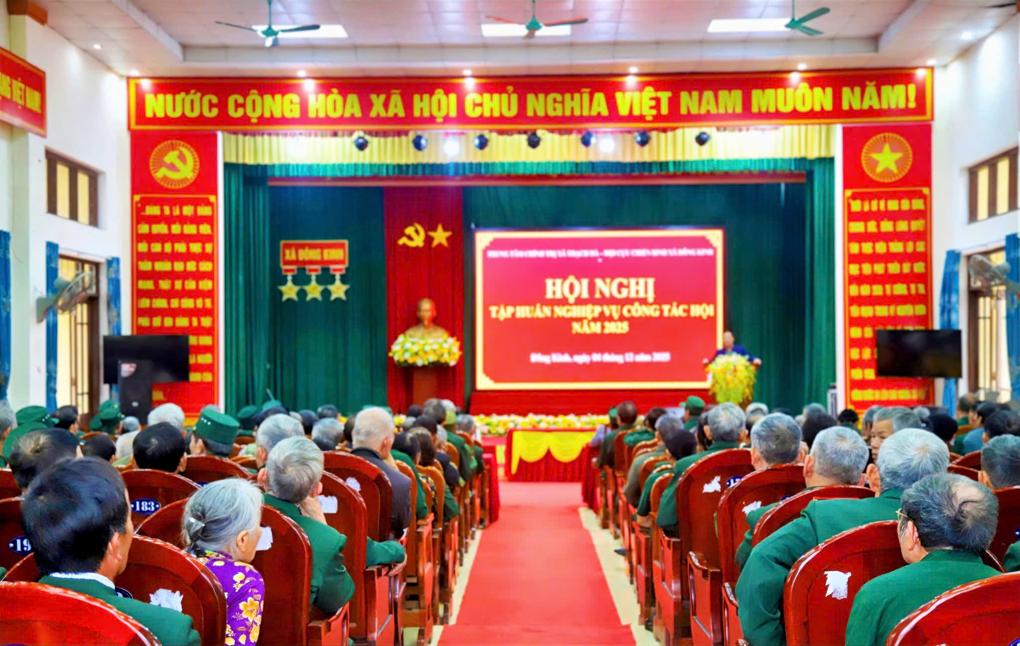 Trung tâm Chính trị xã Thạch Hà - Hội CCB xã Đông Kinh tập huấn nghiệp vụ công tác Hội năm 2025