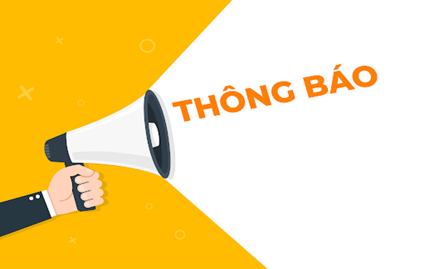 Thông báo về việc lựa chọn tổ chức hành nghề Đấu giá tài sản