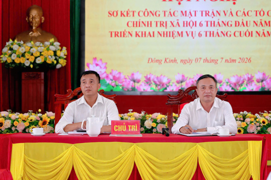 MTTQ xã Đông Kinh phát huy sức mạnh đại đoàn kết toàn dân, quyết tâm hoàn thành thắng lợi nhiệm vụ năm 2026