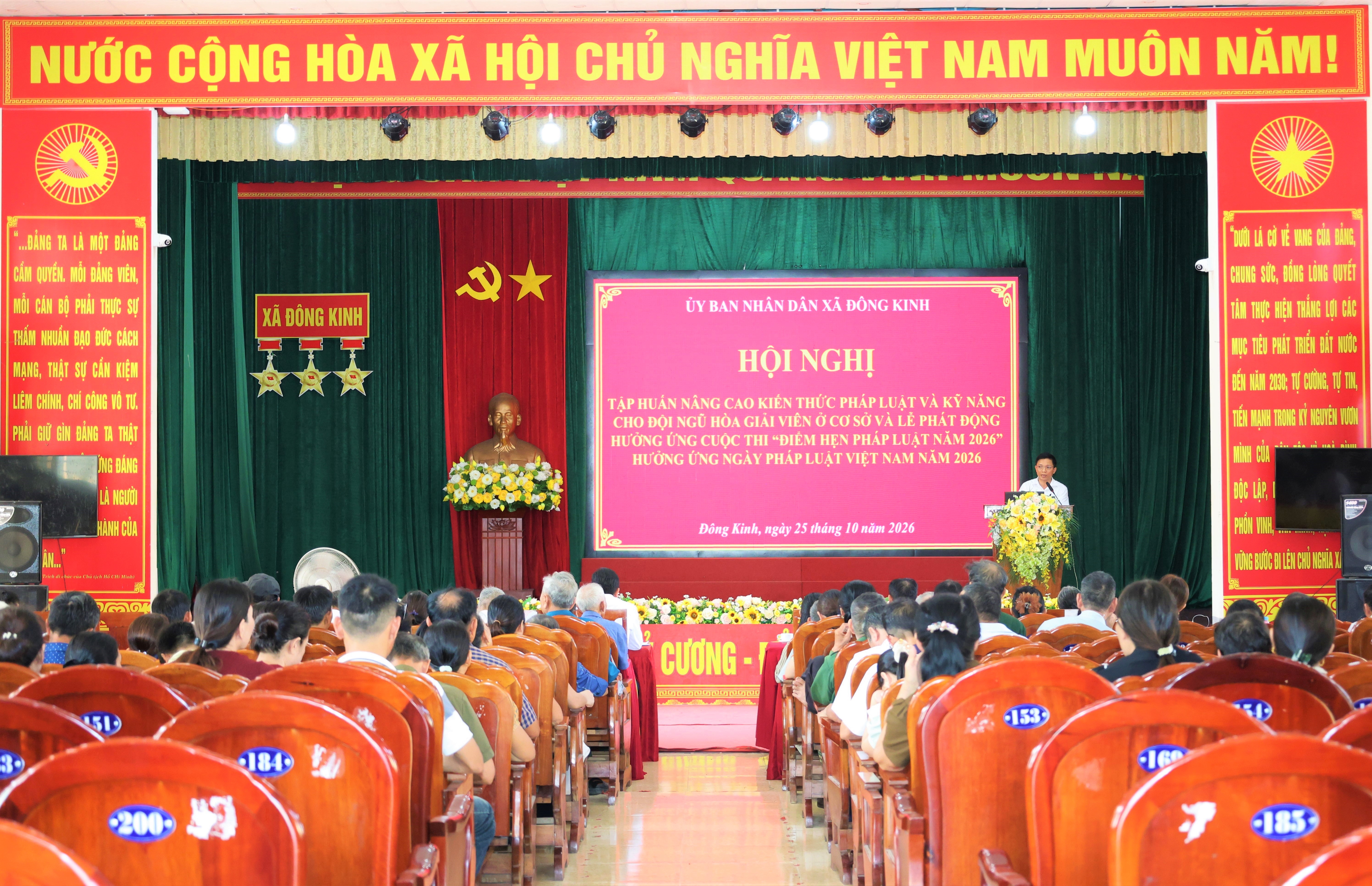 Đông Kinh nâng cao kiến thức pháp luật, kỹ năng nghiệp vụ cho tuyên truyền viên và hòa giải viên cơ sở