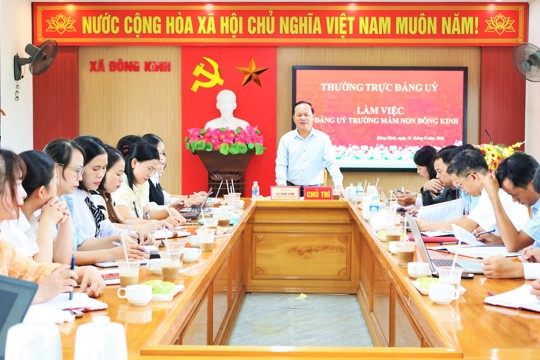 Xây dựng Trường Mầm non Đông Kinh đoàn kết, thống nhất, phát triển - Mái trường của niềm tin, yêu thương và những khởi đầu tốt đẹp 