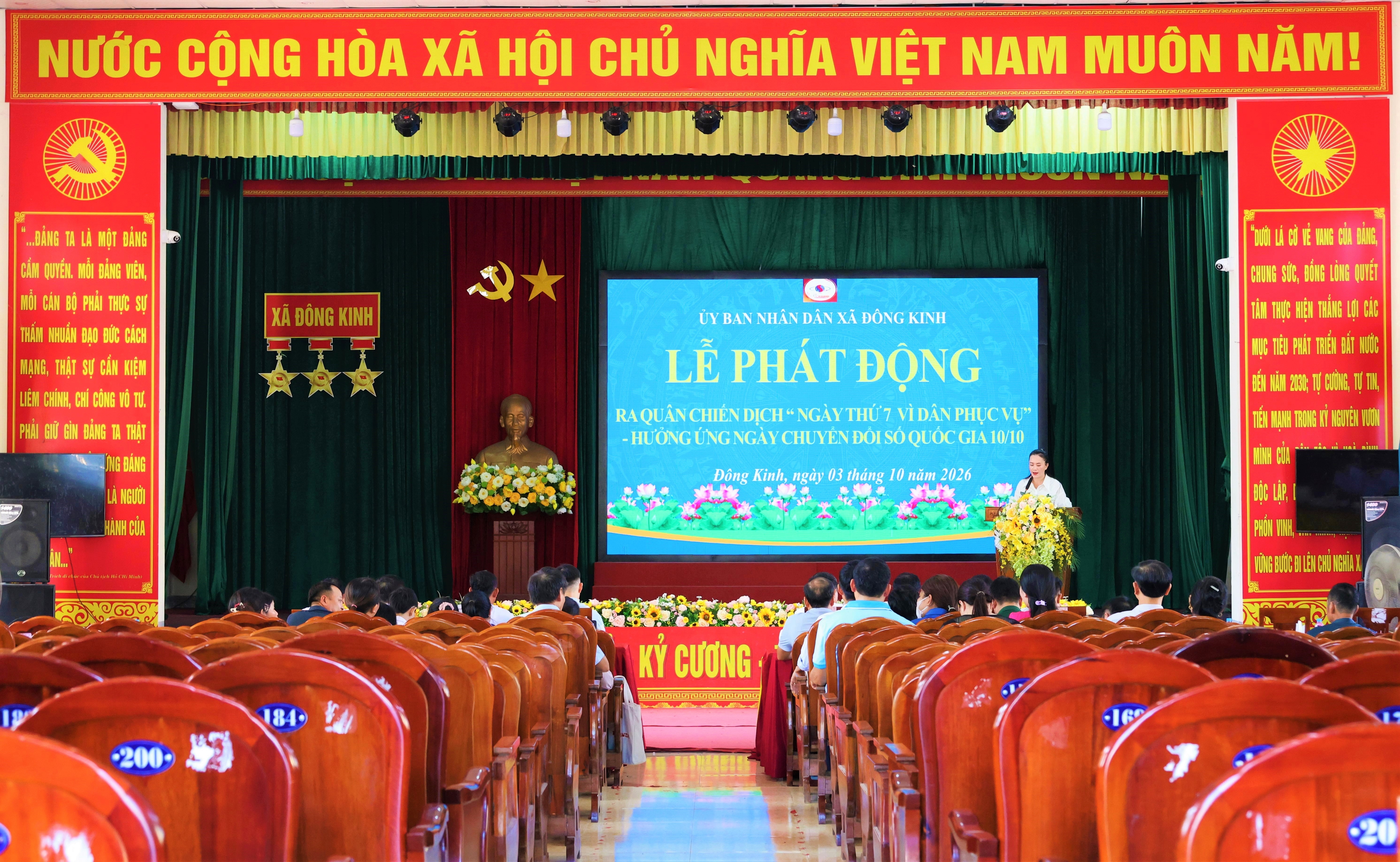 Chiến dịch “Ngày thứ 7 vì dân phục vụ”, hưởng ứng Ngày Chuyển đổi số quốc gia 10/10 năm 2026