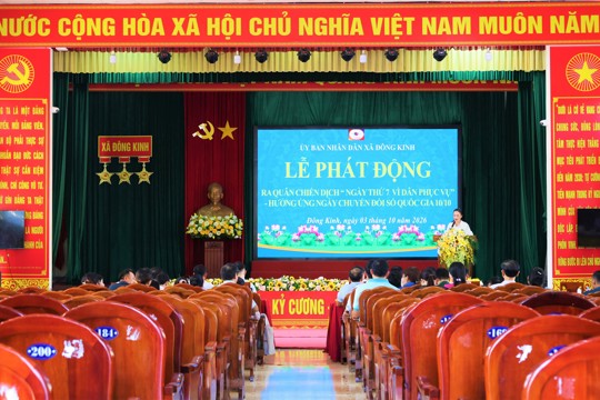 Chiến dịch “Ngày thứ 7 vì dân phục vụ”, hưởng ứng Ngày Chuyển đổi số quốc gia 10/10 năm 2026 