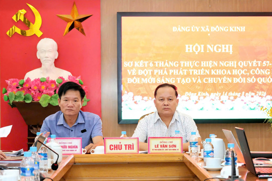 Đông Kinh cụ thể hoá Nghị quyết 57-NQ/TW bằng những việc làm thiết thực, hiệu quả, đo đếm được 