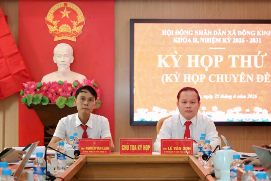 10 thôn mới của xã Đông Kinh chính thức thành lập và đi vào hoạt động từ ngày 01/7/2026