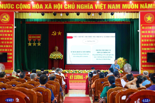 Xã Đông Kinh tập huấn nâng cao năng lực thực hiện Chương trình mục tiêu quốc gia giảm nghèo bền vững 