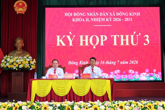Thành công Kỳ họp thứ 03 HĐND xã Đông Kinh  