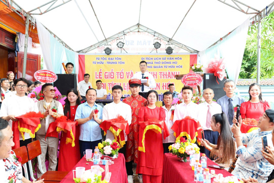 Khánh thành Nhà thờ Tướng quân Từ Hữu Hoè - Dấu mốc hồi sinh một di tích lịch sử, văn hóa 