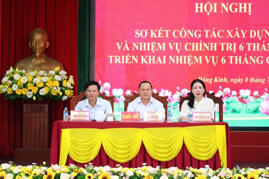 Xây dựng Đảng và hệ thống chính trị trong sạch, vững mạnh; quyết liệt thực hiện các mục tiêu, chỉ tiêu 6 tháng cuối năm 2026 